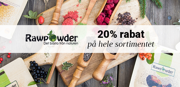 Rawpowder Superfoods - 20% rabat!