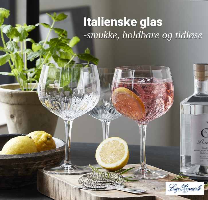 Glas serien fra Luigi Bormioli!