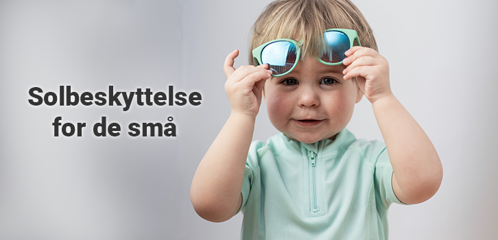 Beskyt børnene mod solens stråler!