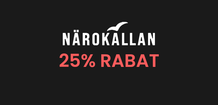 25% rabat på alla produkter från Närokällan!