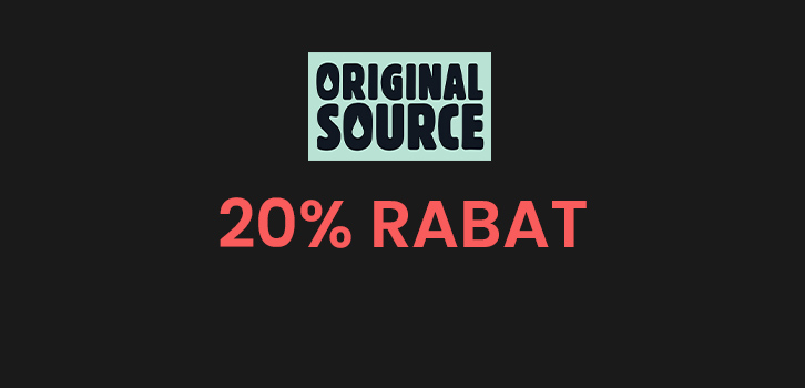 Original Source - 20% rabat