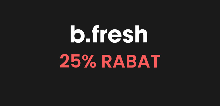 b.fresh - 25% rabat