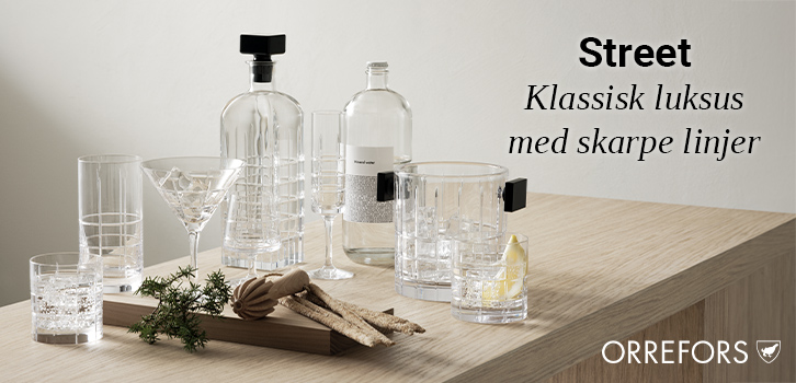 Kampagne på Street-serien från Orrefors!