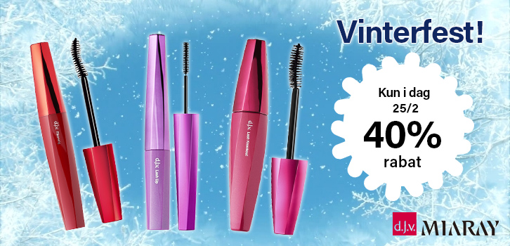 Vinterfest! Fiberwig mascara 40% rabat