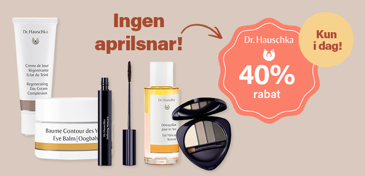 Ingen aprilsnar! Dr. Hauschka 40% rabat!! Kun i dag!
