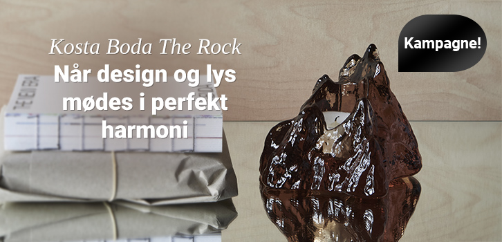 Kampagne på Kosta Boda The Rock!