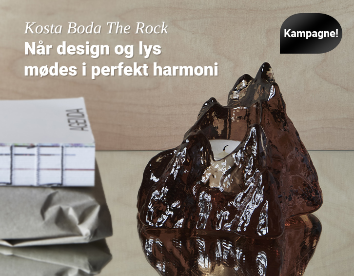 Kampagne på Kosta Boda The Rock!