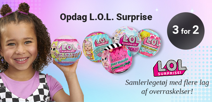 3 for 2 på L.O.L. Surprise