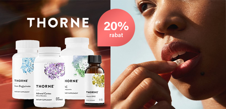 Thorne 20% rabat!