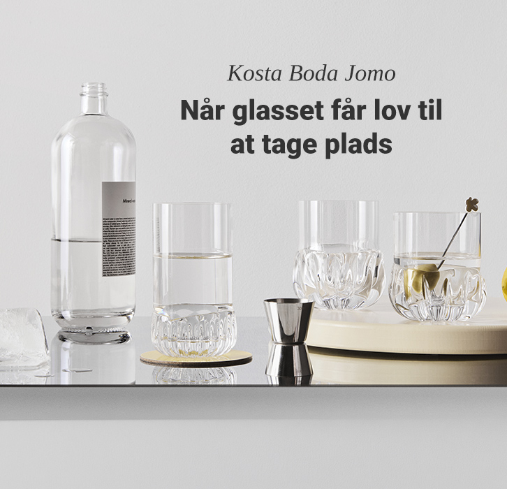 Kampagne på Kosta Boda Jomo glas!