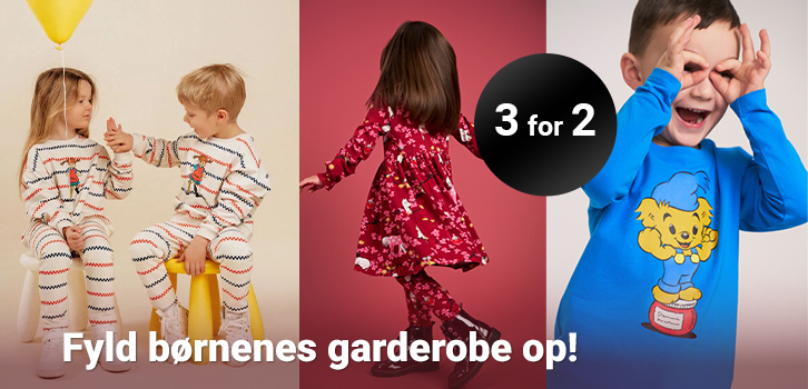 3 for 2 – Klæd de små i deres favoritter