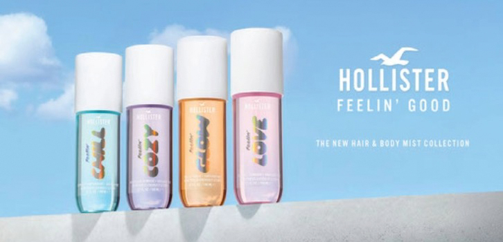 Hollister - body mist med i købet