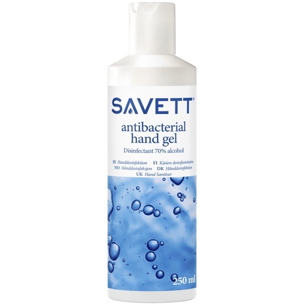 Savett antibakteriell handgel 250ml