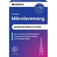 4 st/pakke - Addeira Quicklax Mikrolavemang