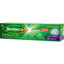 15 tabletter - Berocca Energy Cassis & Berries