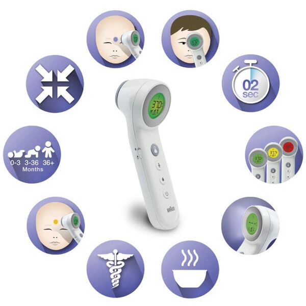 Braun No Touch + Forehead Thermometer BNT400 (Billede 2 af 2)