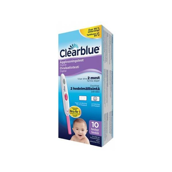 Clearblue Digital Ägglossningstest 10st (Billede 1 af 2)