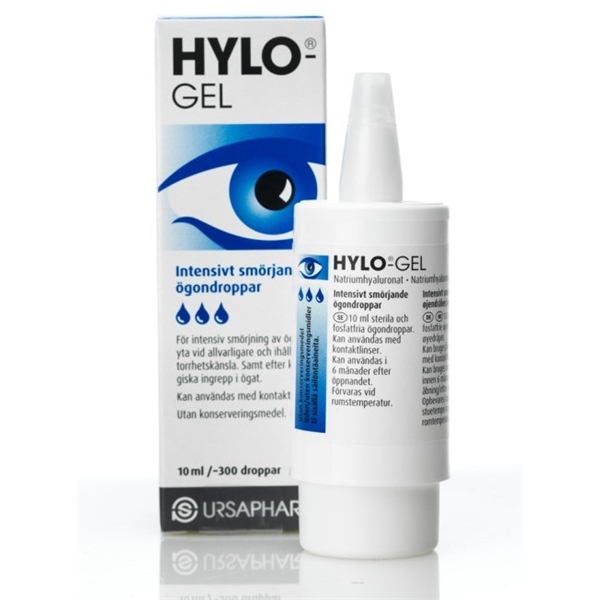 Hylo-Gel ögondroppar 10ml - Øjendråber Hylo Care |