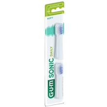 2 st/pakke - GUM ActiVital Sonic Refill White