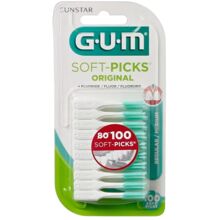 100 st/pakke - GUM Soft-Picks Regular/Medium