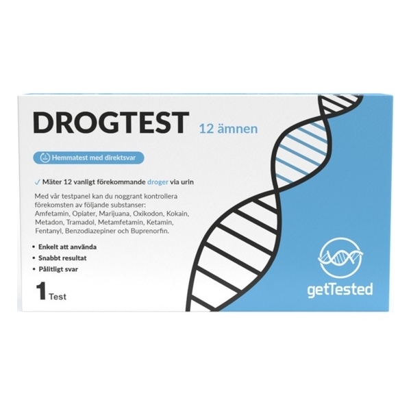 Get Tested Drogtest 12-combo (Billede 1 af 2)