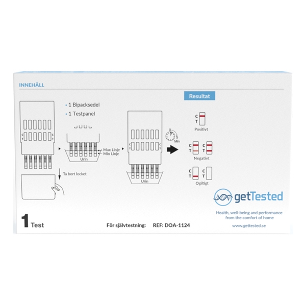 Get Tested Drogtest 12-combo (Billede 2 af 2)