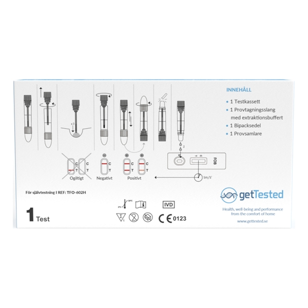 Get Tested Blod i Avföring test (Billede 2 af 2)