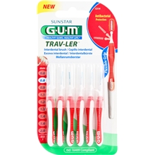 6 st/pakke - GUM Travler Mellanrumsborste 0,8mm 6st/paket