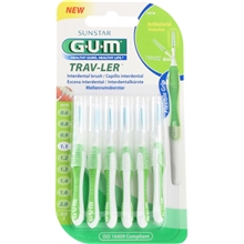 1 pak - GUM Travler Mellanrumsborste 1,1mm 6st/paket