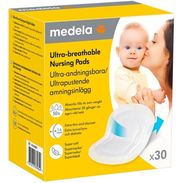 Medela Ultra-breathable Nursing Pads (Billede 2 af 2)
