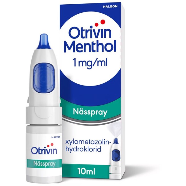 Otrivin Nässpray Menthol (Läkemedel) - Løbende & Tilstoppet - Otrivin | Shopping4net