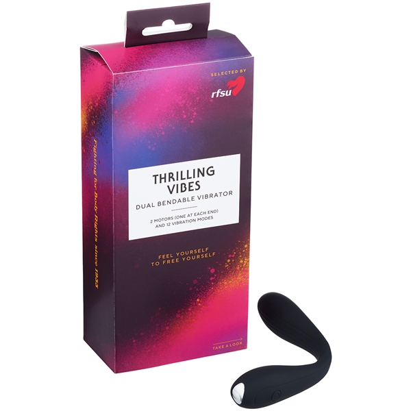 RFSU Thrilling Vibes Dual Bendable Vibrator (Billede 2 af 2)