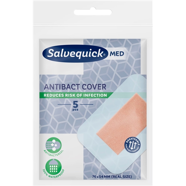 SalvequickMED Maxi Antibact Cover (Billede 1 af 2)