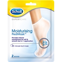 2 st/pakke - Scholl Moisturising Pedi Mask