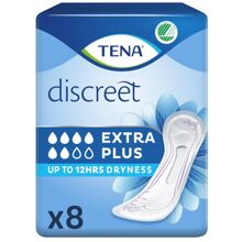 8 st/pakke - TENA Discreet Extra Plus InstaDRY