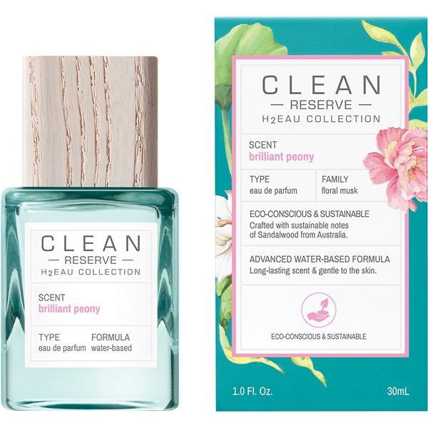 Clean Reserve H2EAU Brilliant Peony - Edp (Billede 2 af 5)