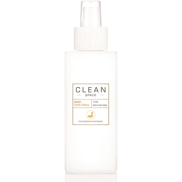 Clean Space Fresh Linens Room Spray (Billede 1 af 3)