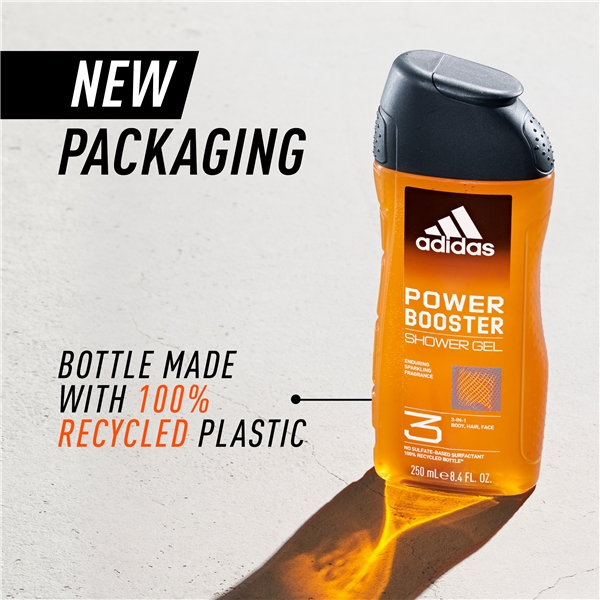 Adidas Power Booster - Shower Gel (Billede 2 af 4)