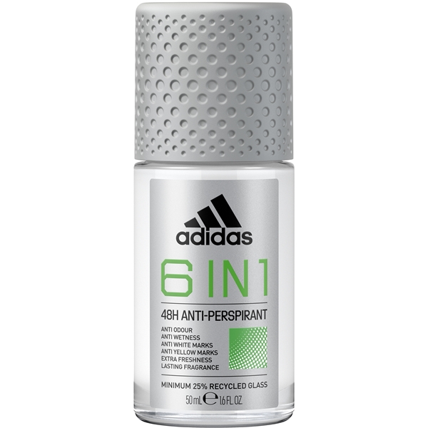 Adidas 6 In 1 - 48H AntiPerspirant Roll On Deo (Billede 1 af 4)