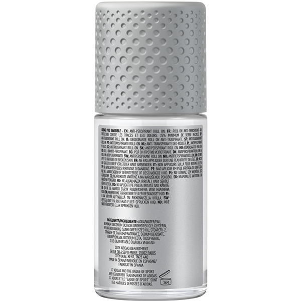 Adidas Pro Invisible - 48H AntiPerspirant Roll On (Billede 2 af 4)