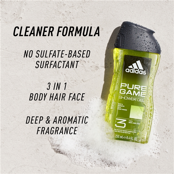 Adidas Pure Game For Him - Shower Gel (Billede 3 af 5)