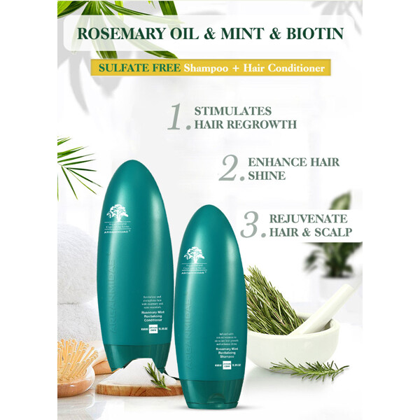 Arganmidas Rosemary Mint Revitalizing Shampoo (Billede 11 af 12)