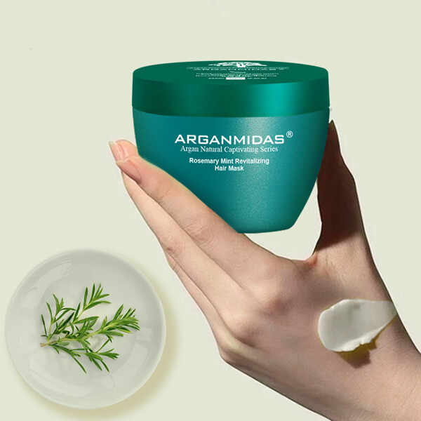 Arganmidas Rosemary Mint Revitalizing Hair Mask (Billede 5 af 11)