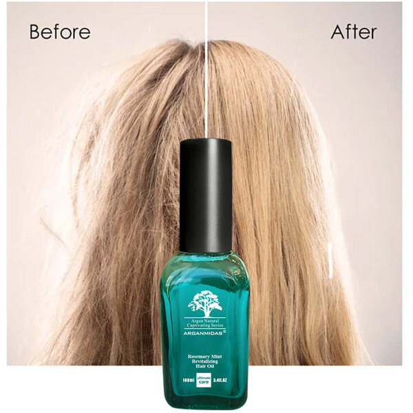 Arganmidas Rosemary Mint Revitalizing Hair Oil (Billede 4 af 9)