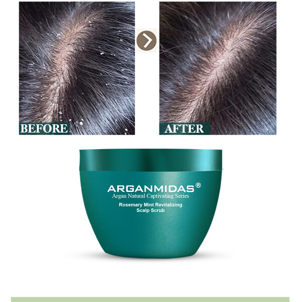 Arganmidas Rosemary Mint Revitalizing Scalp Scrub (Billede 6 af 9)