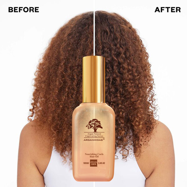Arganmidas Nourishing Curls Hair Oil (Billede 4 af 8)