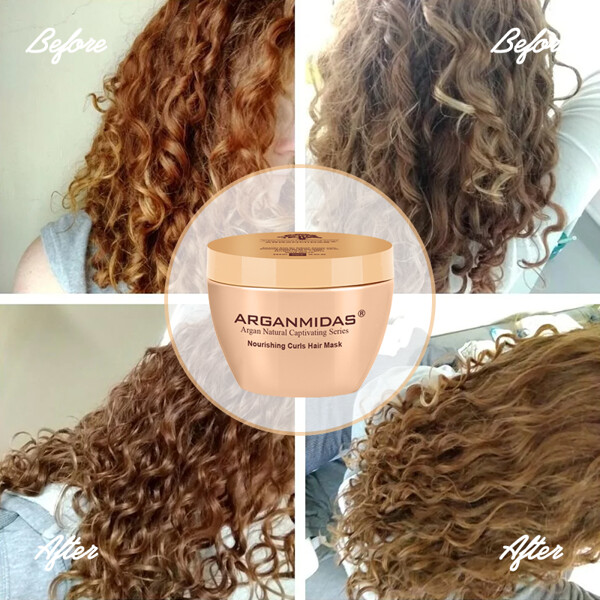 Arganmidas Nourishing Curls Hair Mask (Billede 6 af 8)