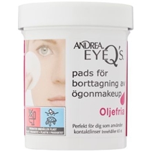 65 st/pakke - EyeQ Oil Free Makeup Remover Pads