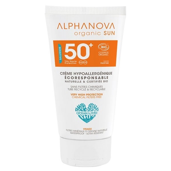 Alphanova Sun Spf 50+ - Face Sensitive Skin (Billede 1 af 2)