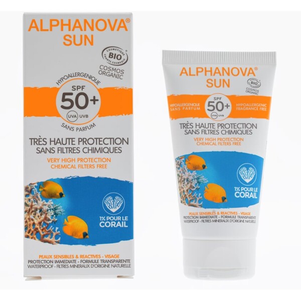 Alphanova Sun Spf 50+ - Face Sensitive Skin (Billede 1 af 2)